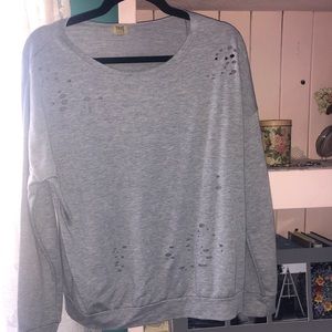 Grey, edgy long sleeve